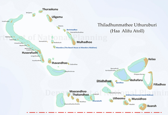 Map of Haa Alif